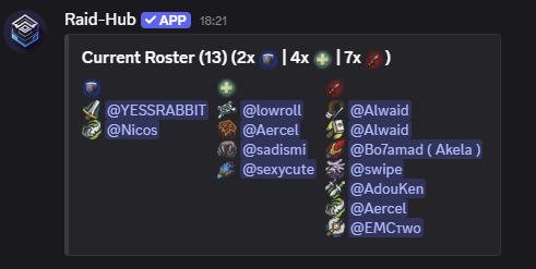 Roster Management Screenshot